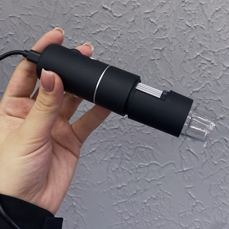 Пилинг кожи головы трихоскопом