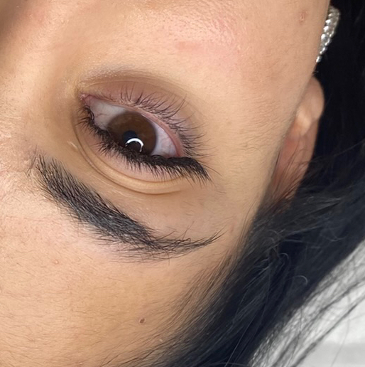 Наращивание ресниц 2д