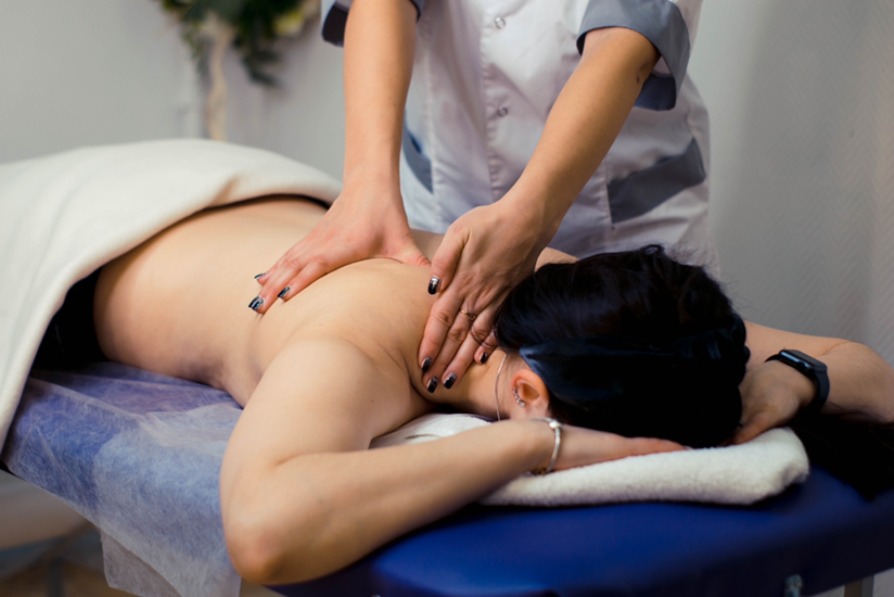 Классический массаж спина + швз