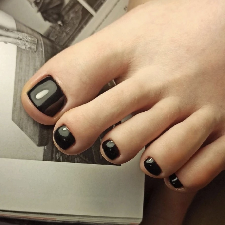 Полный педикюр с покрытием