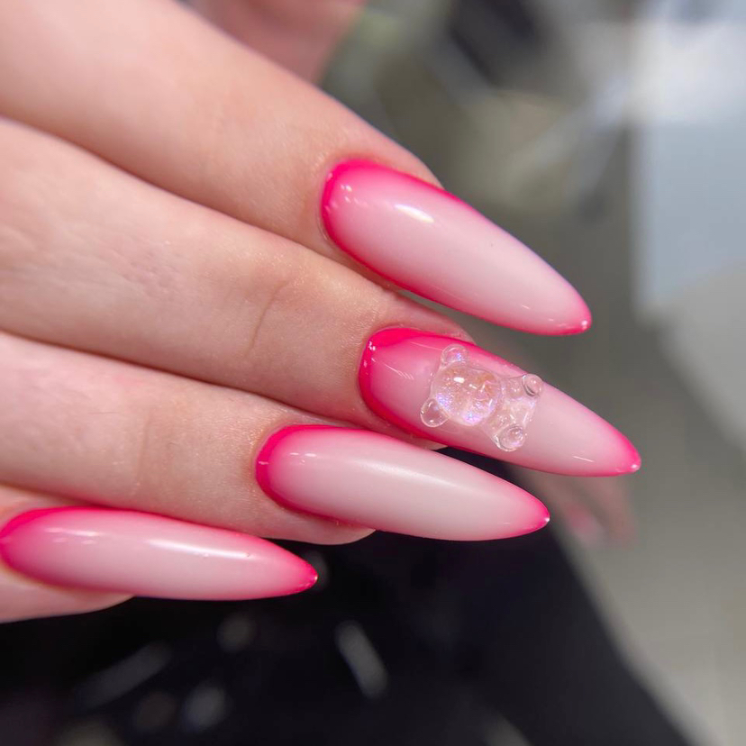 маникюр + наращивание ногтей