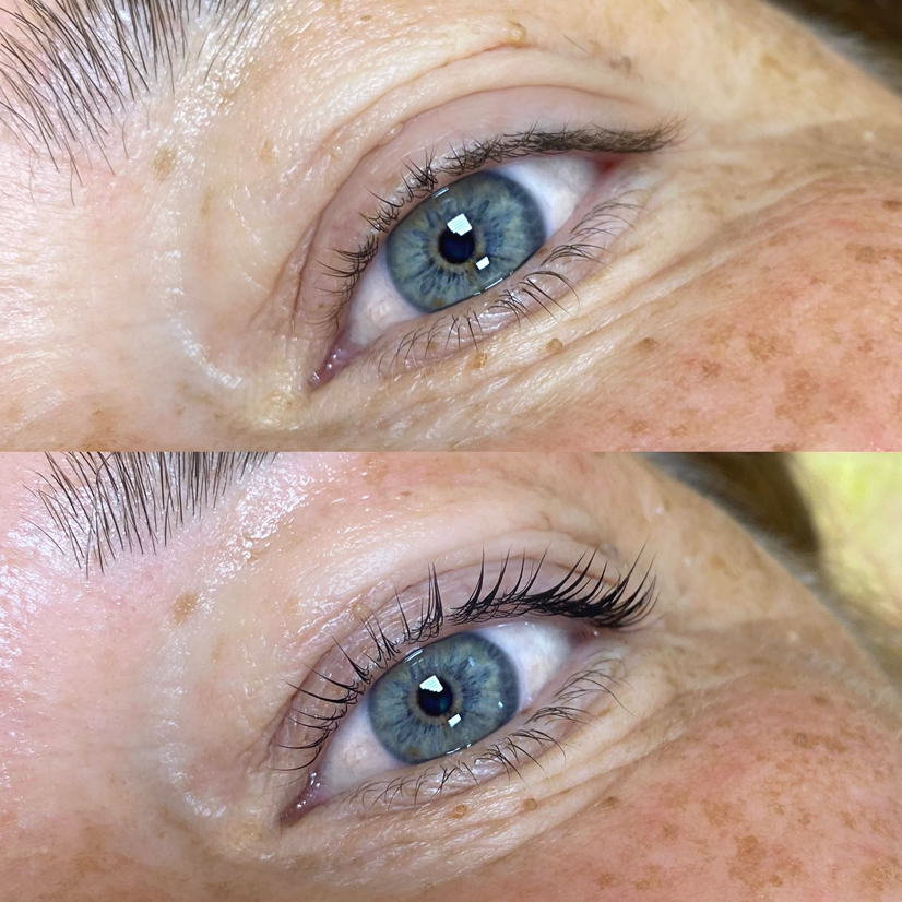 Окрашивание ресниц