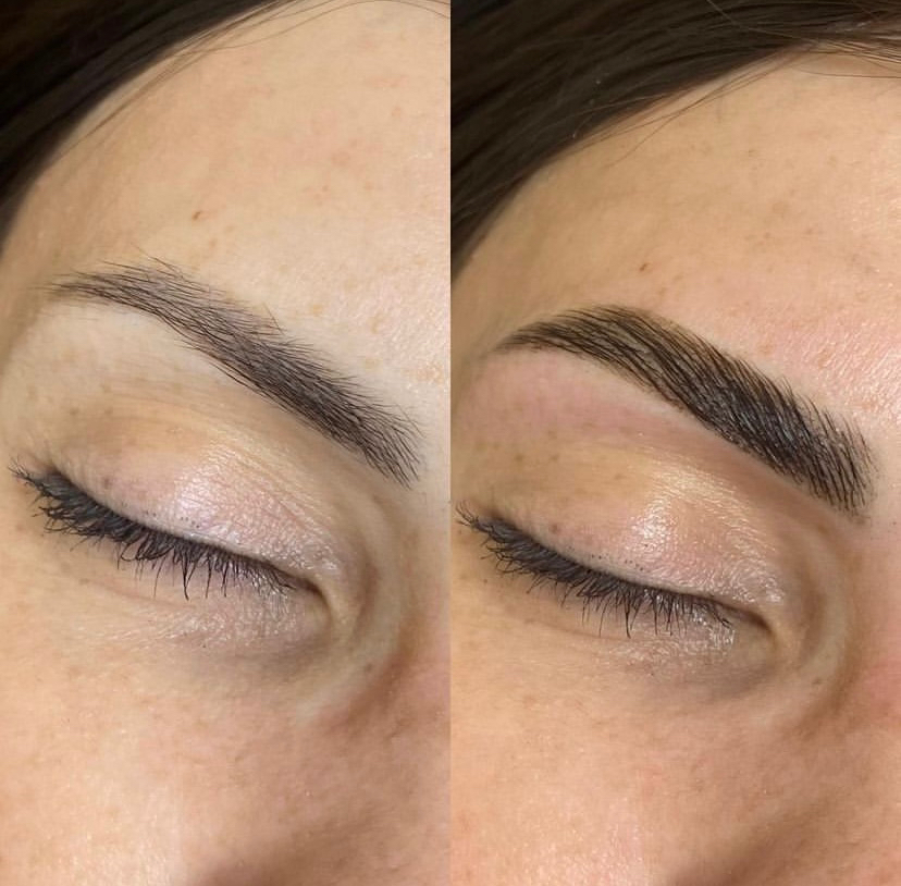 Окрашивание бровей(краска)