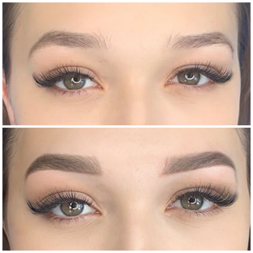 Перманент бровей