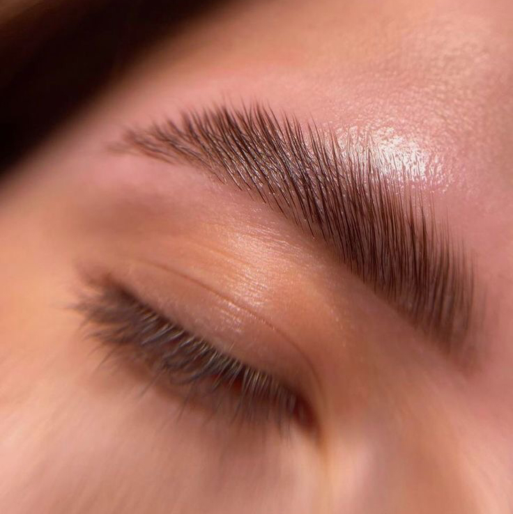 Архитектура бровей (коррекция, окрашивание + долговременная укладка)