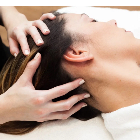 Массаж головы и швз