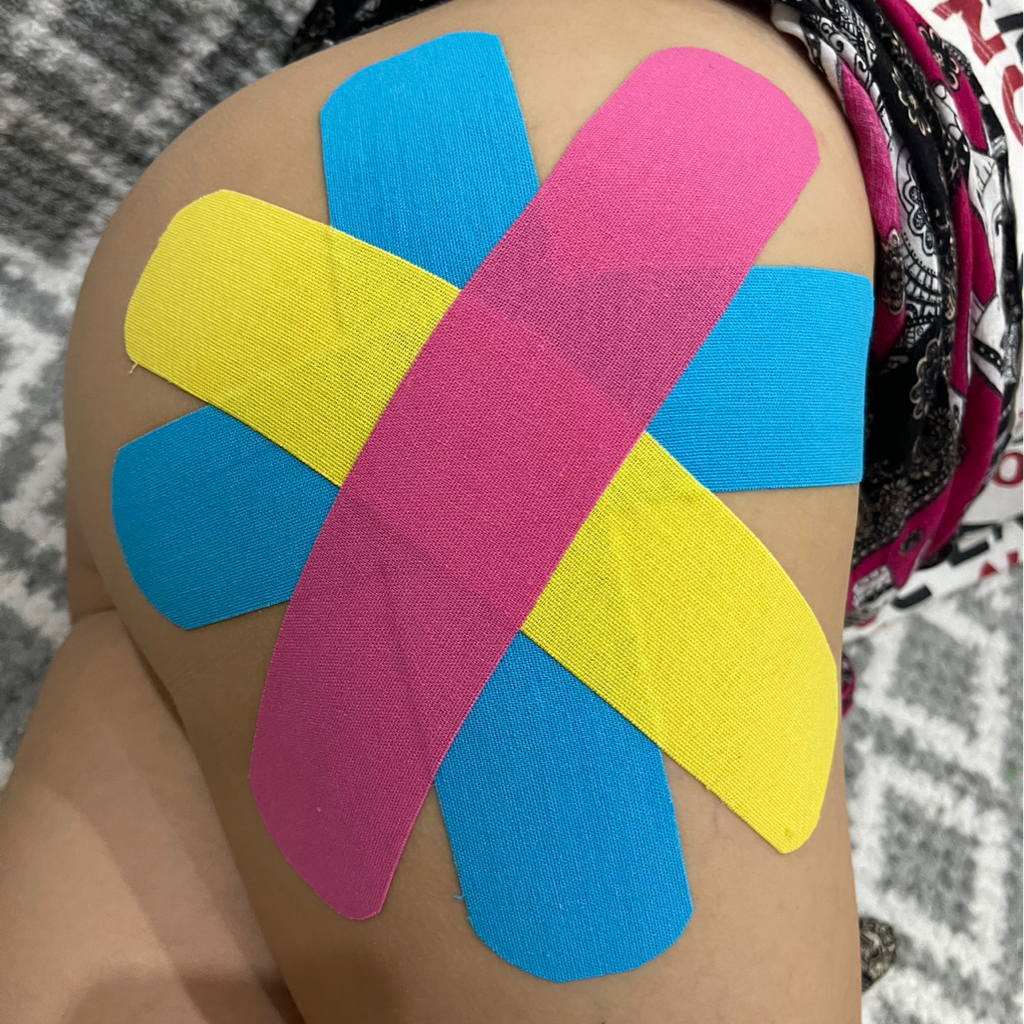 Терапевтическое тейпирование (колено, плечо, ТБС, поясницы)