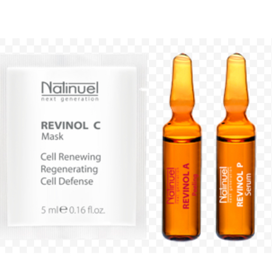 Курс Пилинга Revinol ( инновационный трехэтапный ретиноевый пилинг для омоложения , оздоровления и регенерации кожи ) Италия