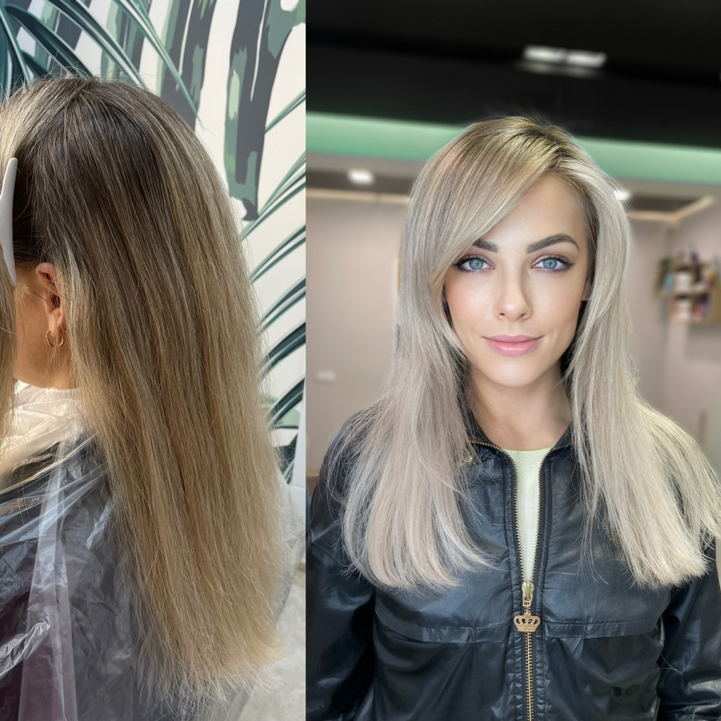 Коррекция сложного окрашивания (до лопаток). Тариф BASIC