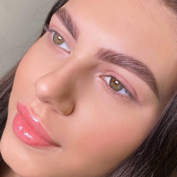 Долговременная укладка бровей с окрашиванием