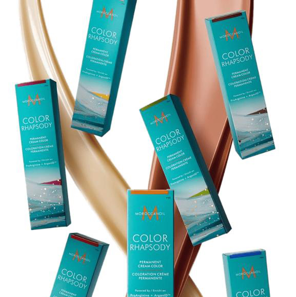 Тонирование длинных волос Moroccanoil