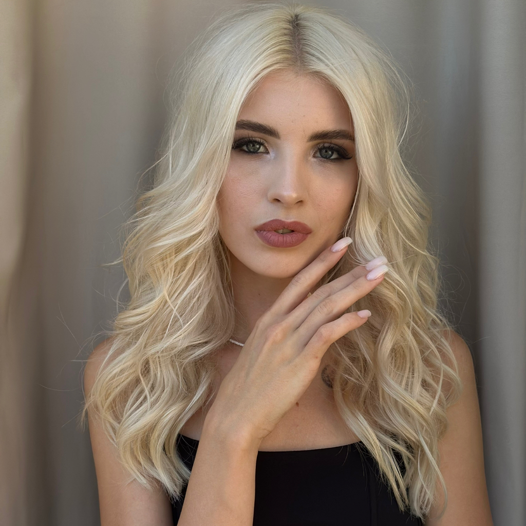 Укладка на брашинг на среднюю длину волос ( до лопаток)