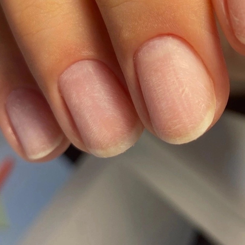 снятие гель лака без последующего покрытия