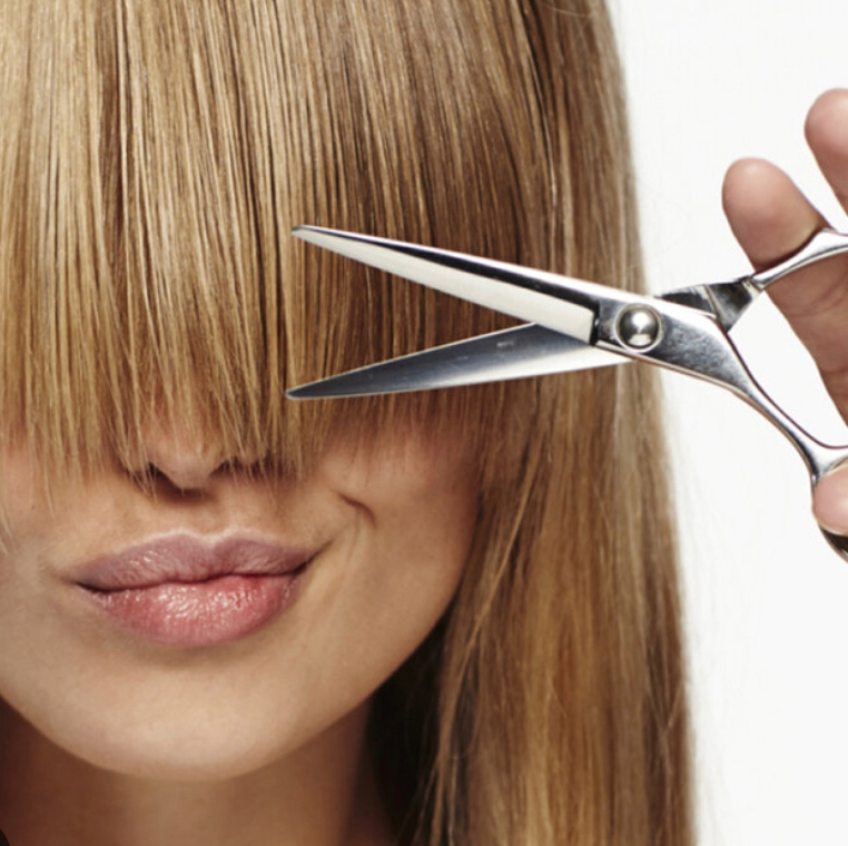 Стрижка челки