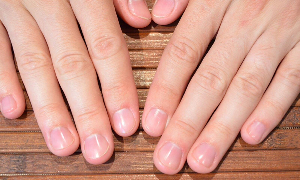 Маникюр детский без покрытия