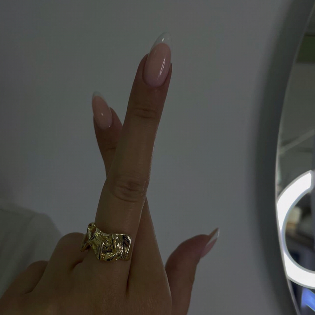 Маникюр + гель покрытие + френч