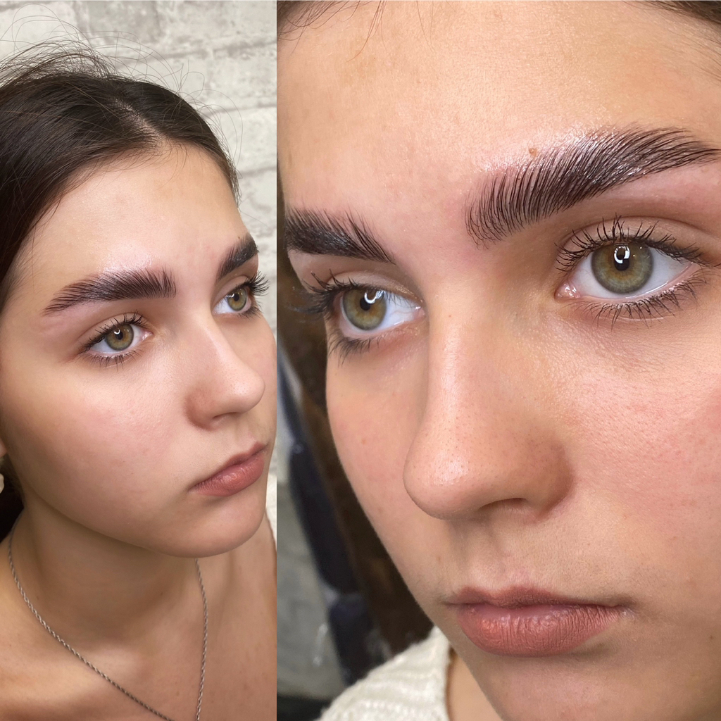 Ламинирование бровей + окрашивание