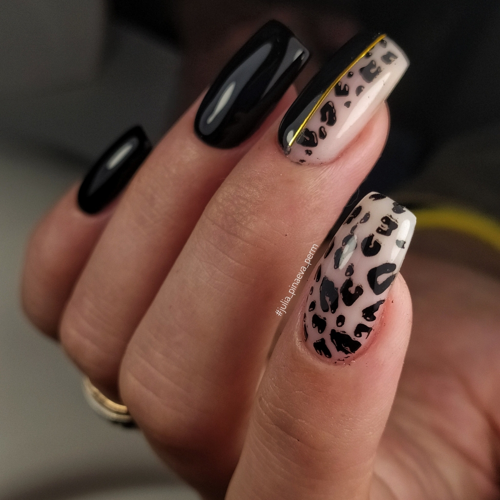 Маникюр с дизайном 2-4 х ногтей