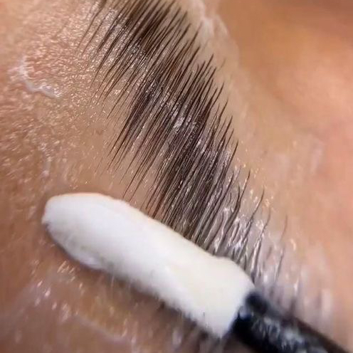 Долговременная укладка бровей + оформление +окрашивание + ботекс