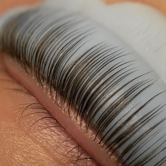 Ламинирование ресниц + окрашивание