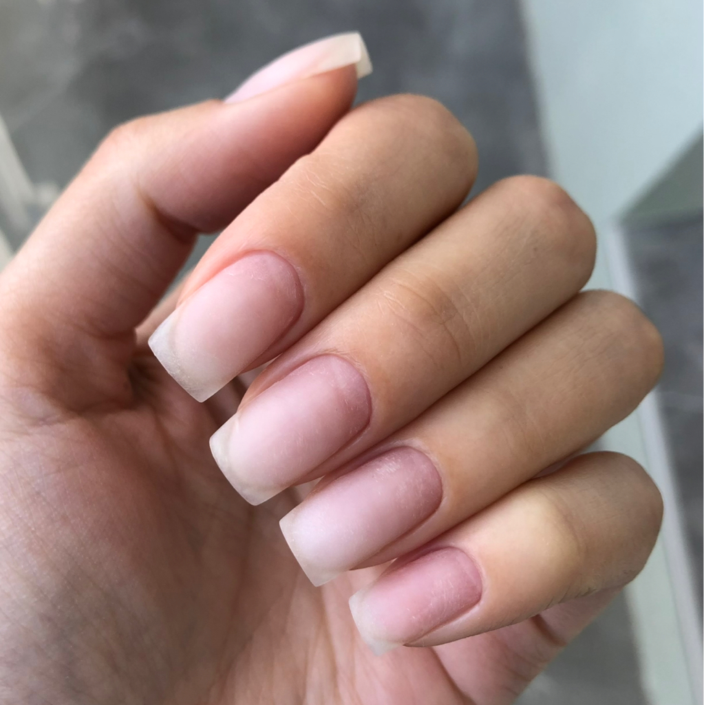 Снятие + комбинированный маникюр без покрытия