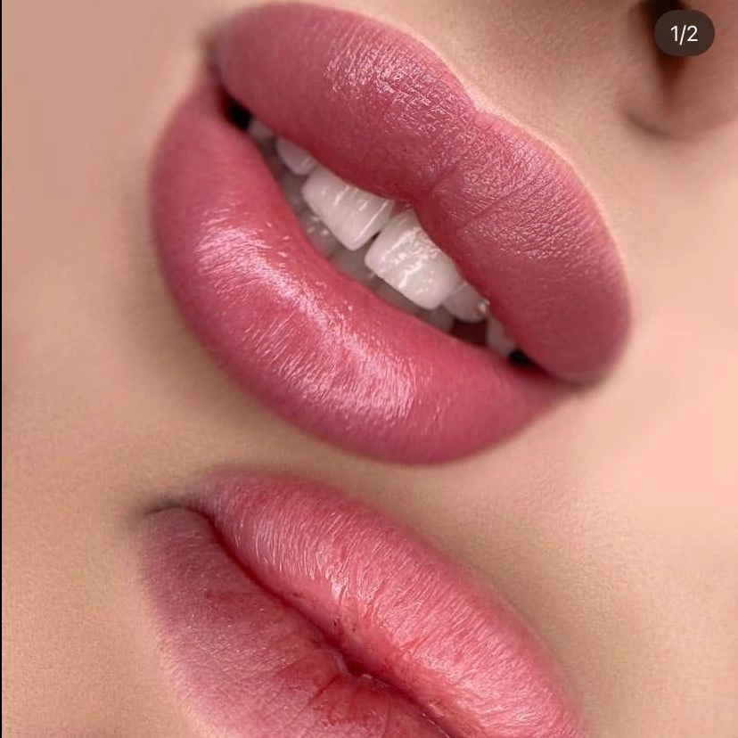 Коррекция перманентного макияжа губ