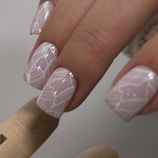 Маникюр гель с укреплением