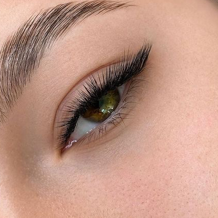 Наращивание ресниц 2д