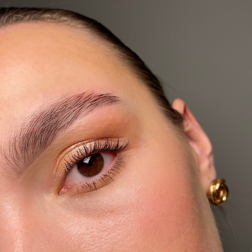 Полное оформление бровей