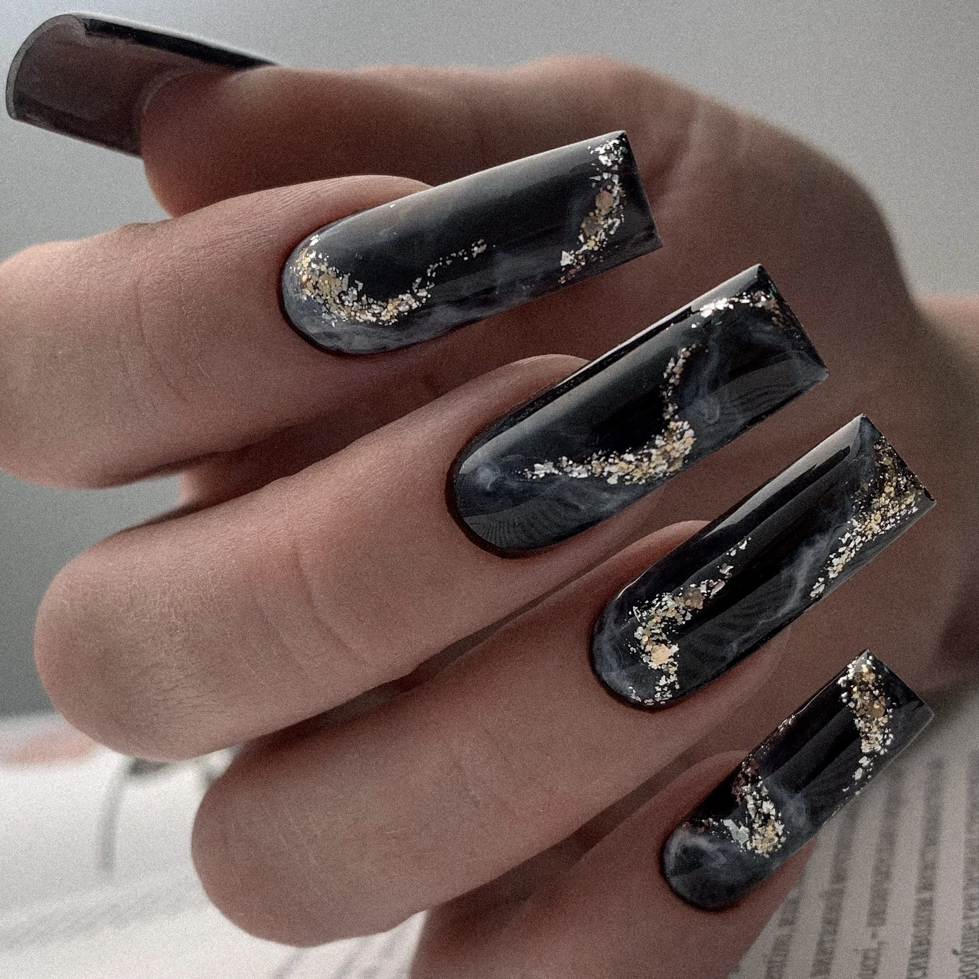 Маникюр + наращивание ногтей