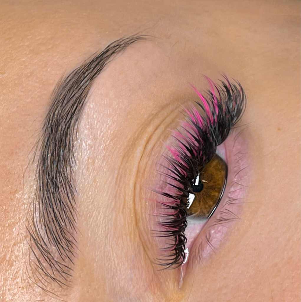 Цветные реснички (дополнительно к объему)