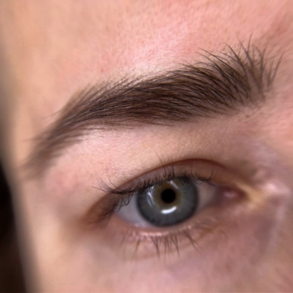 Волосковая техника бровей