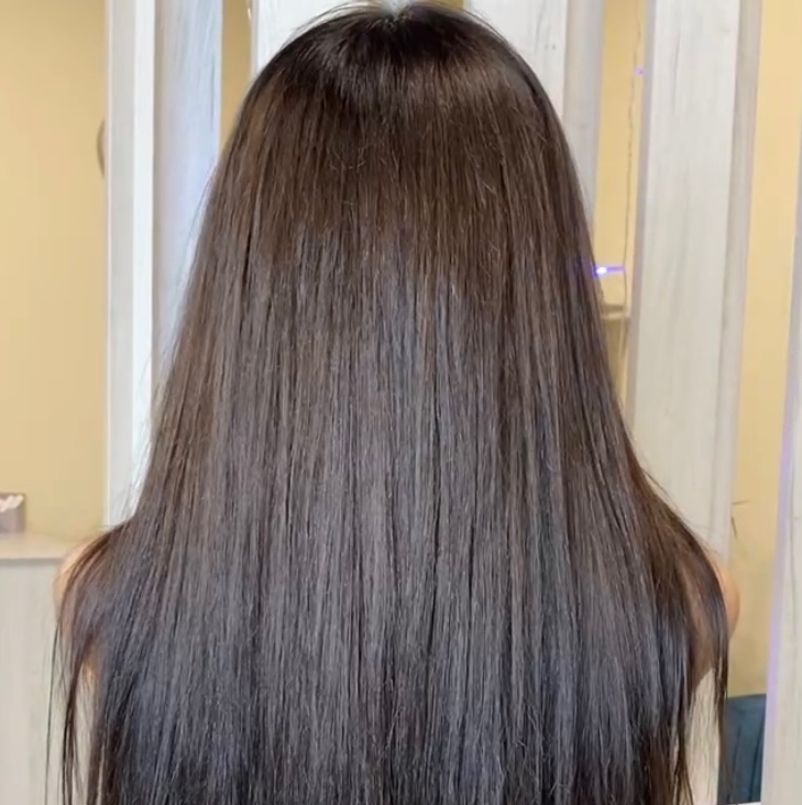 Тонирование на длинные волосы