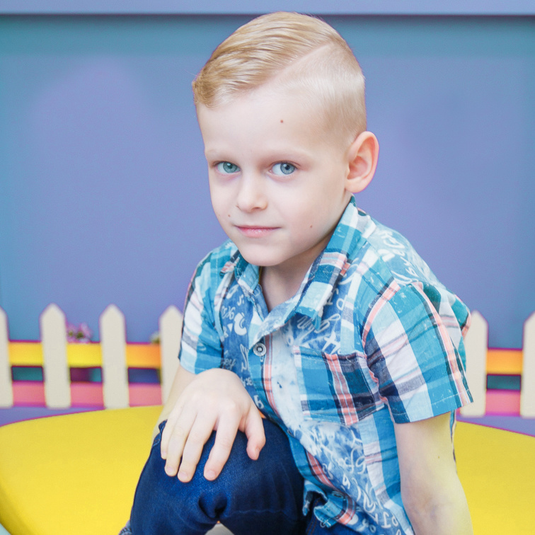 Стрижка модельная детская для мальчика