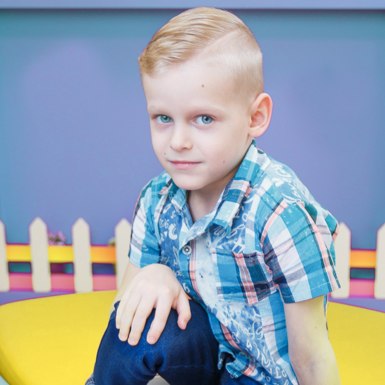 Стрижка модельная детская для мальчика