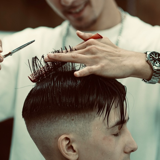 Мужская стрижка\\Men's haircut