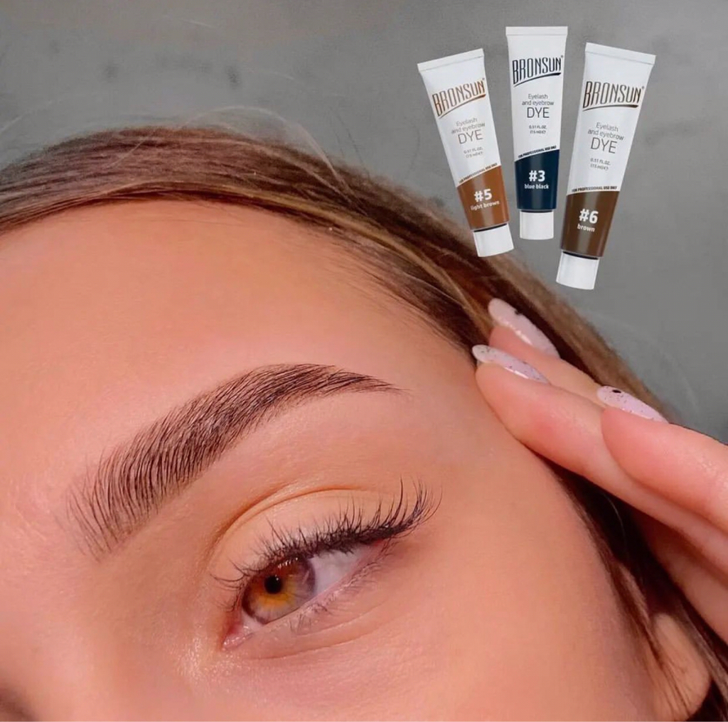 Окрашивание бровей