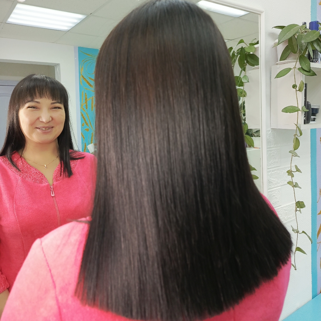 КЕРАТИНОВОЕ ВЫПРЯМЛЕНИЕ ОСВЕТЛЕННЫХ ИЛИ ОПРАШЕННЫХ ВОЛОС