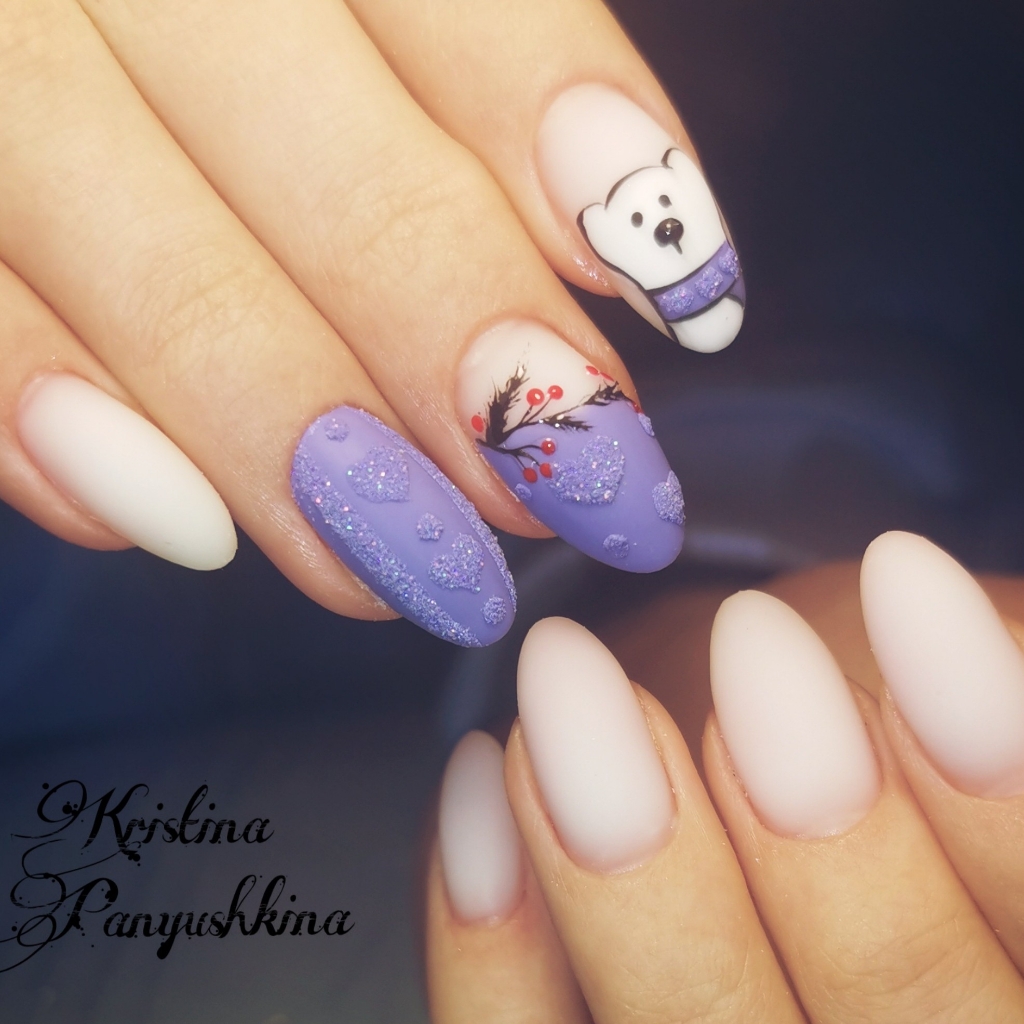 Роспись 1 ногтя